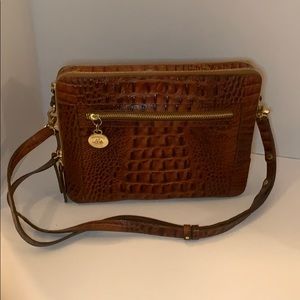 BRAHMIN THEO CROSSBODY PECAN MELBOURNE LIKE NEW